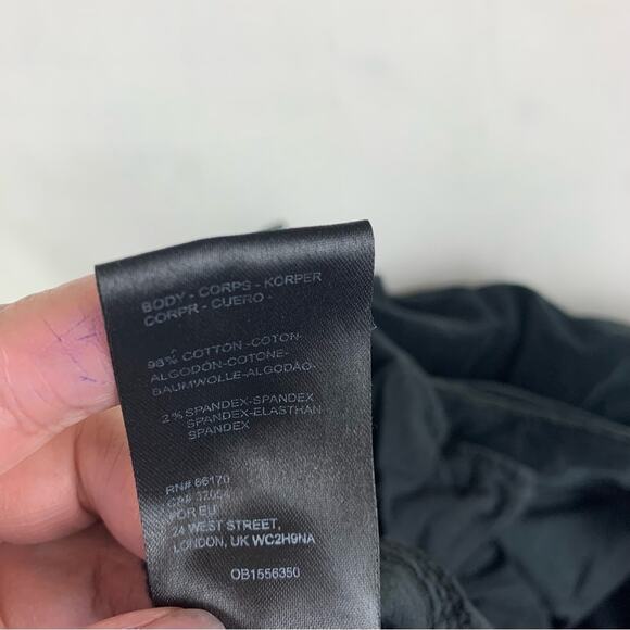 Free People women's size 8 black Velvet flare Pants - Picture 6 of 11